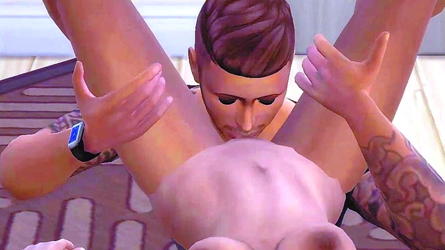 The Sims 4 – Animated Babe Enjoys Blowjob & Pussy Fucking After Gaming Session