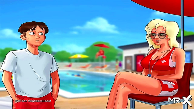 Teen Anime Cutie Gets naughty in Summertime Saga Adventure