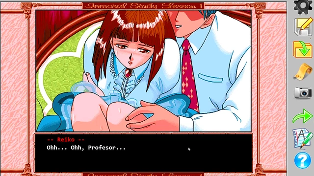 Retro Anime Harem Adventure – Shirakawa Reiko's Immoral Study Seduction