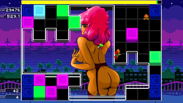 Hentai Girls Strip & Solve Puzzles in Crawlco Block Knockers for Nintendo Switch