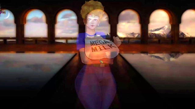 Blonde MILF Bulma & Chichi Seduce Alien Girls in Dragon Ball Hentai Adventure