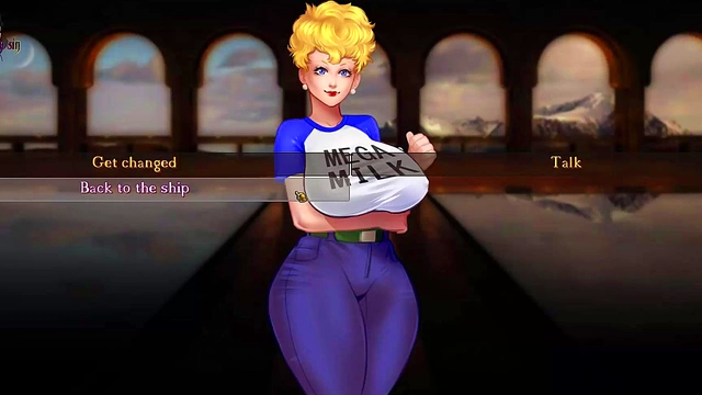 Blonde MILF Bulma & Chichi Seduce Alien Girls in Dragon Ball Hentai Adventure