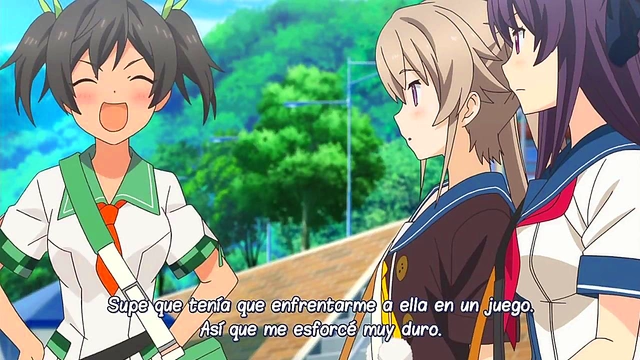 Yuri Anime Girls Explore Passionate Lesbian Fantasies Together