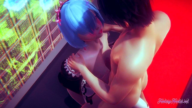 Rem Gives Amazing POV Blowjob & Boobjob Ending in Uncensored Creampie