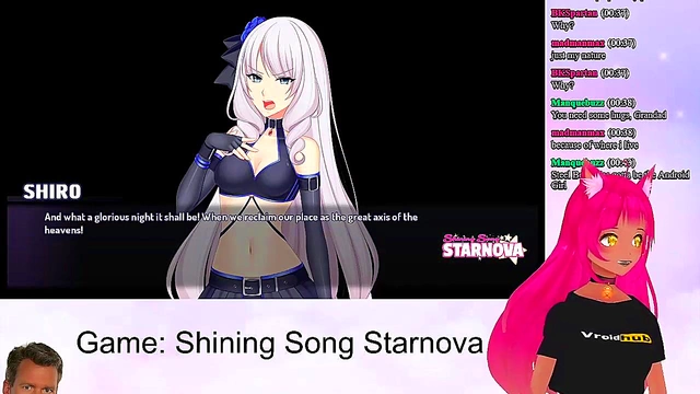 Petite VTuber LewdNeko Enjoys Anime Romance in Shining Song Starnova Aki Route