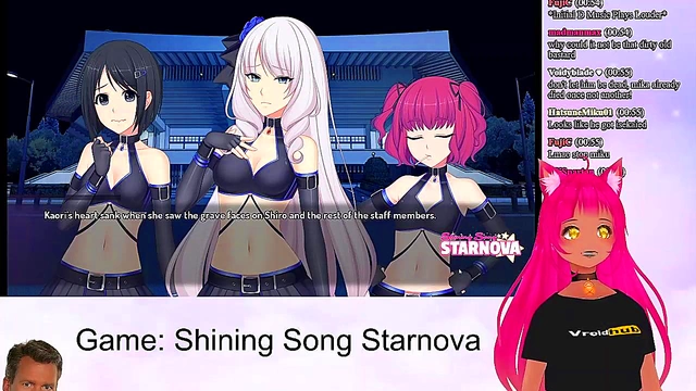 Petite VTuber LewdNeko Enjoys Anime Romance in Shining Song Starnova Aki Route