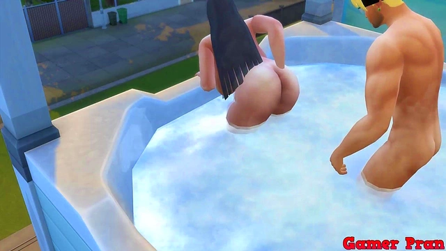 Hinata & Boruto’s Steamy Shower Session Turns Into Wild Stepmother Seduction