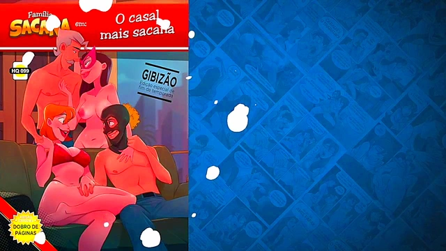 Slutty Teen Couple Compete for Top Slut Title in Busty Hentai Orgy Contest