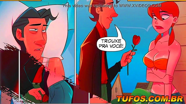 Slutty Teen Couple Compete for Top Slut Title in Busty Hentai Orgy Contest