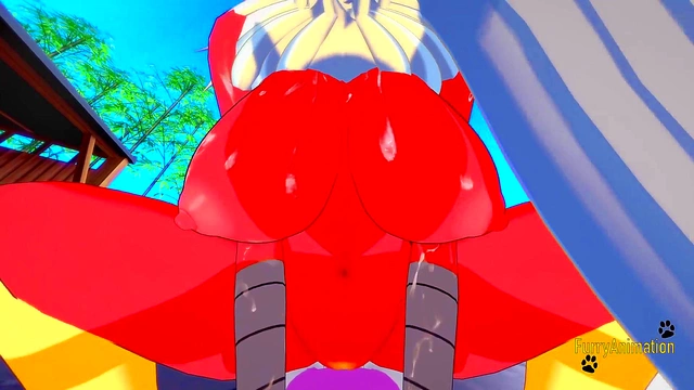 Blaziken fucks Mewtwo in 3D Pokémon Hentai for Rough POV Kinky Action