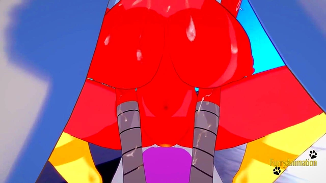 Blaziken fucks Mewtwo in 3D Pokémon Hentai for Rough POV Kinky Action