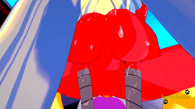 Blaziken fucks Mewtwo in 3D Pokémon Hentai for Rough POV Kinky Action