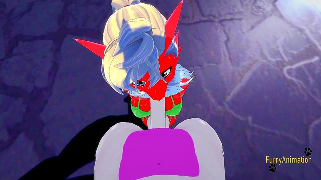 Blaziken fucks Mewtwo in 3D Pokémon Hentai for Rough POV Kinky Action