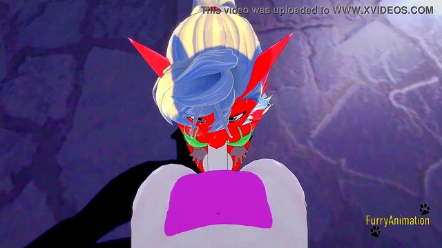 Blaziken fucks Mewtwo in 3D Pokémon Hentai for Rough POV Kinky Action