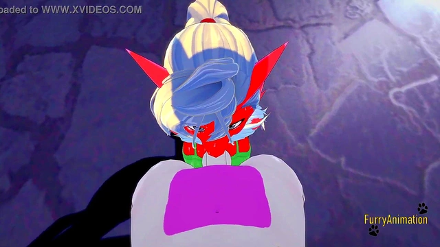 Blaziken fucks Mewtwo in 3D Pokémon Hentai for Rough POV Kinky Action