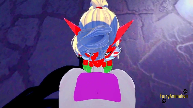 Blaziken fucks Mewtwo in 3D Pokémon Hentai for Rough POV Kinky Action