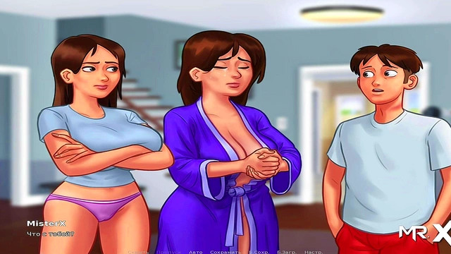 Teen Anime Cutie from Summertime Saga Gets Intimate at Work for Her Husband