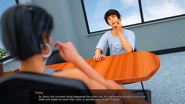 Angry Teacher Celia Suspects Me Of Being Her Secret Lover In Naughty Cartoon Scene