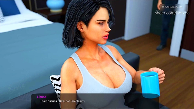 Angry Teacher Celia Suspects Me Of Being Her Secret Lover In Naughty Cartoon Scene