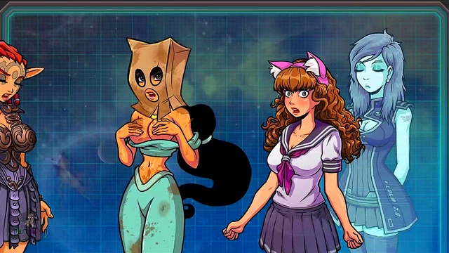 Humiliated Disney Princess Jasmine Gets Flashing Voyeur Action By Masked Catgirl