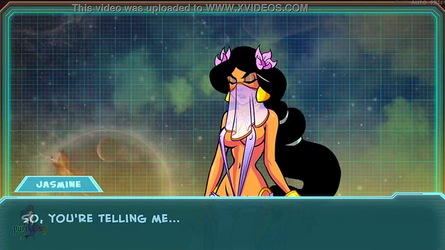 Humiliated Disney Princess Jasmine Gets Flashing Voyeur Action By Masked Catgirl