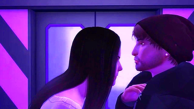 Hot 3D Anime Girlfriend Gets Jealous & Passionate With Her Boy Toy Sims 4 Style