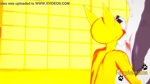 Taomon & Grey Fox Furry Hentai Uncensored Blowjob Handjob Boobjob Cuckold Creampie