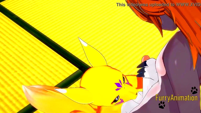 Taomon & Grey Fox Furry Hentai Uncensored Blowjob Handjob Boobjob Cuckold Creampie