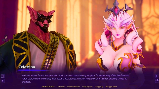 Hail The Queen – Busty Princess Fights Demons & Aliens In Space Ship Orgy