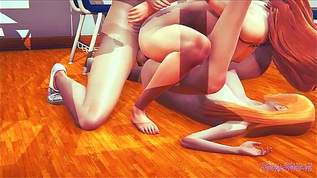 Threesome Bliss – Bleach Anime Girls Orihime & Rukia Enjoy Uncensored 3D Hentai Action