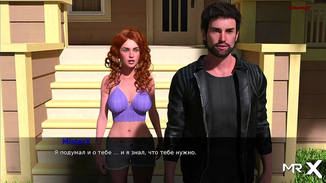 Hentai Visual Novel Uncensored – Pine Falls - Intense Behind Sex Scene