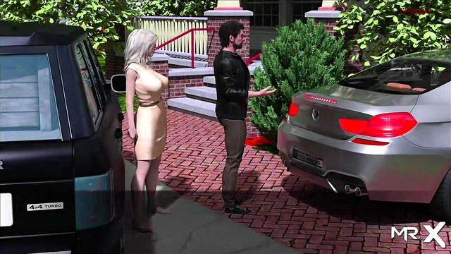 Hentai Visual Novel Uncensored – Pine Falls - Intense Behind Sex Scene