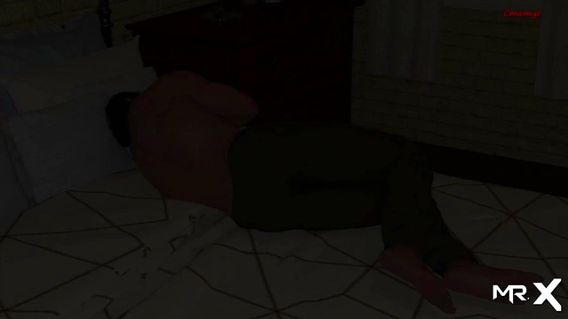 Hentai Visual Novel Uncensored – Pine Falls - Intense Behind Sex Scene