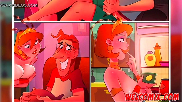 Naughty Teens & MILF Engage in Carnivalesque Orgy Fantasies Together