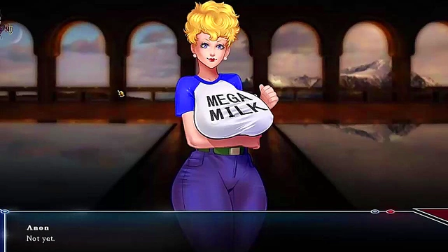 Blonde Milf Bulma Gives Intense blowjob & Titjob In Dragon Ball Z Hentai Adventure