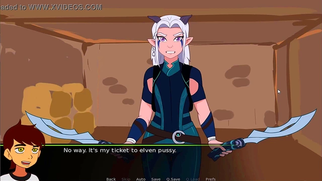 Horny Toon Gwen & Ben Get Furry in Eroge Adventure