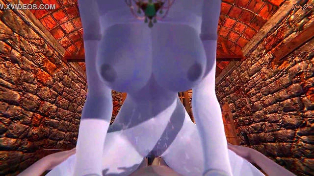 Lady Dimitrescu Milf Vampires POV Doggy Style & Cowgirl Cocksucking Creampie