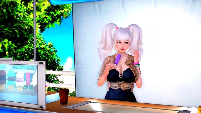 Huge-Busted Princess Gives Accidental Handjob Leading To Precum Release