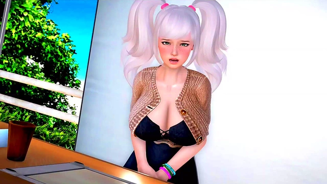 Huge-Busted Princess Gives Accidental Handjob Leading To Precum Release