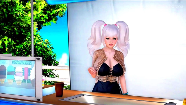 Huge-Busted Princess Gives Accidental Handjob Leading To Precum Release