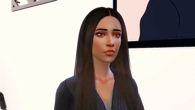 Handsome Guy Fucks Anime Secretary in Passionate 3D Office Cunt Licking Session