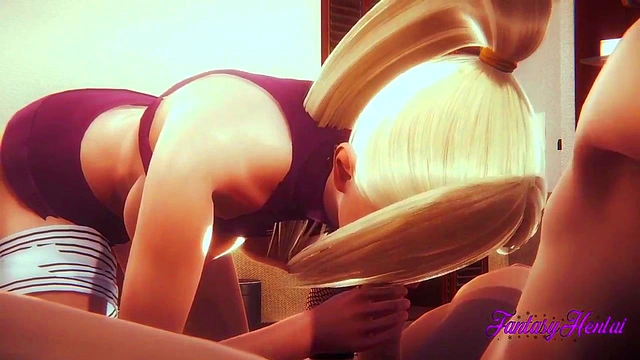 Ino Yamanaka Fingers & Sucks Naruto’s Dick for Juicy Anime Blowjob Creampie