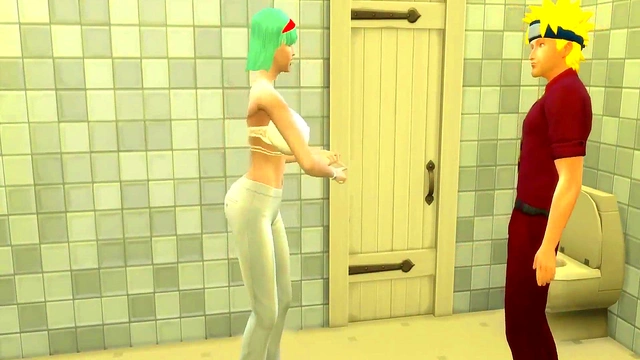 Naruto Locked With Hinata & Sakura for steaming Threesome Action & Cuckold Fun