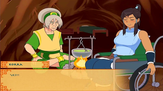 Hentai Anime Avatar Girls Engage in Oral Pleasure and Playful Fun