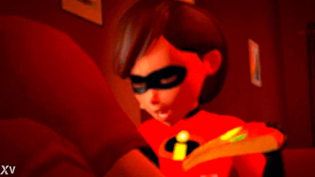 ElastiGirl Rides The Incredibles Hero Hard in Doggy Style VR Action