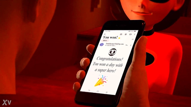 ElastiGirl Rides The Incredibles Hero Hard in Doggy Style VR Action