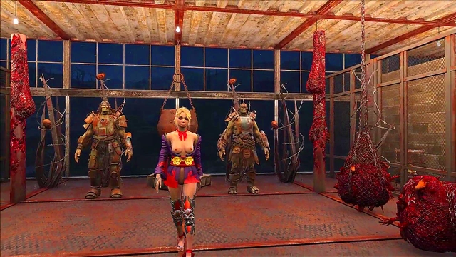 Sexy Blonde Anime Chick Shows Off Fallout 4 Fashion In Steamy Cartoon Scene