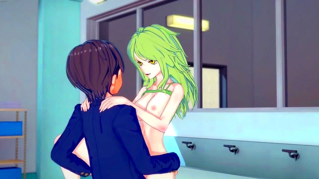 Green-Haired Monet Gets Railed Hard in One Piece 3D Hentai Anal Adventure