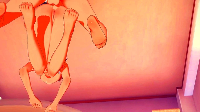 Ben Ten Hentai – Gwen Cosplay Blowjob & Floor Pussy Creampie Uncensored