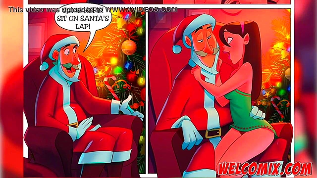 Naughty Christmas Orgy At Home – Hot Hentai Couples Enjoy Festive Fun